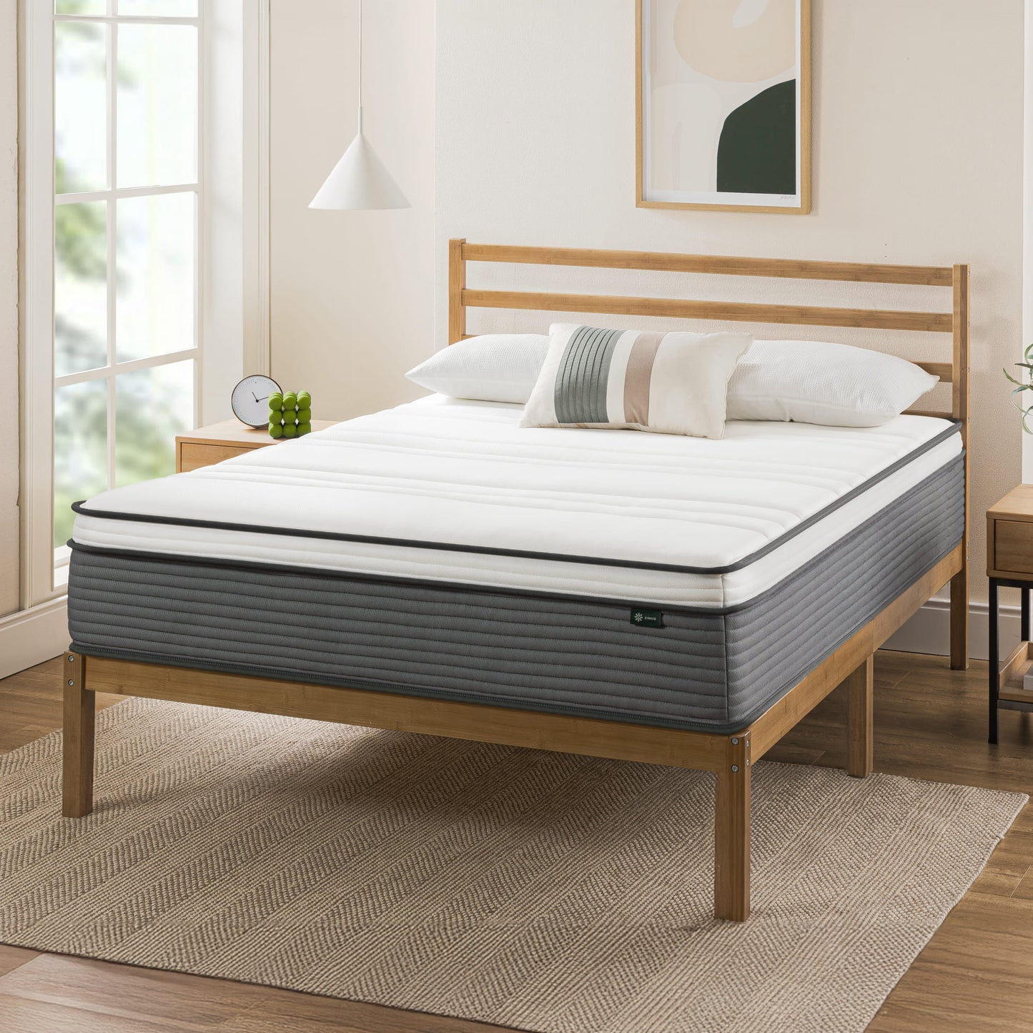 Kasur Spring Bed Zinus Plush Top