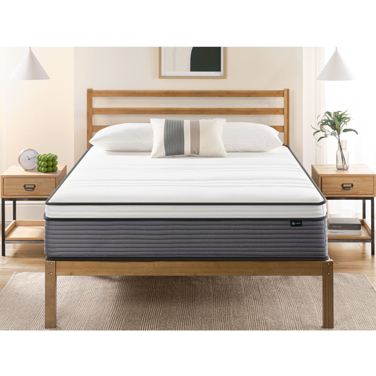 Kasur Spring Bed Zinus Plush Top