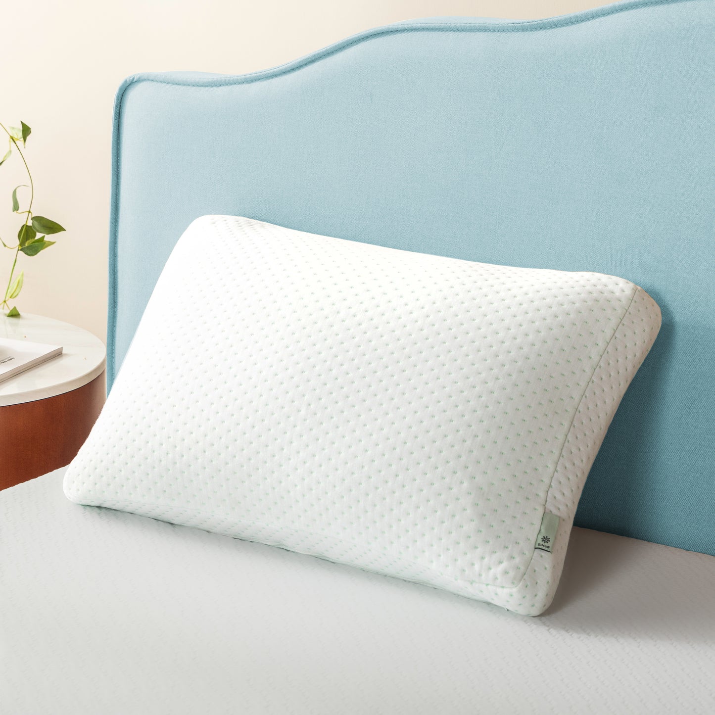 Bantal Zinus Green Tea Memory Foam Micro Fiber