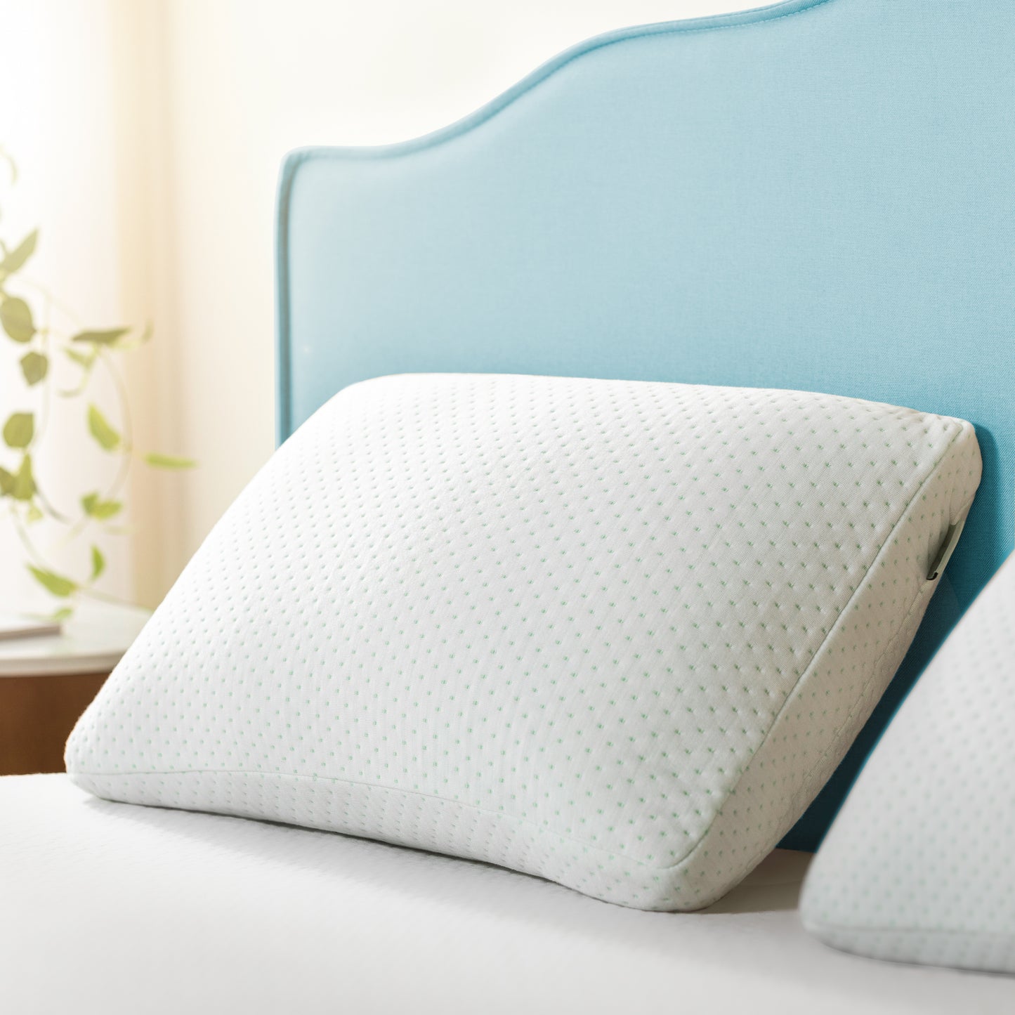 Bantal Zinus Green Tea Memory Foam Micro Fiber