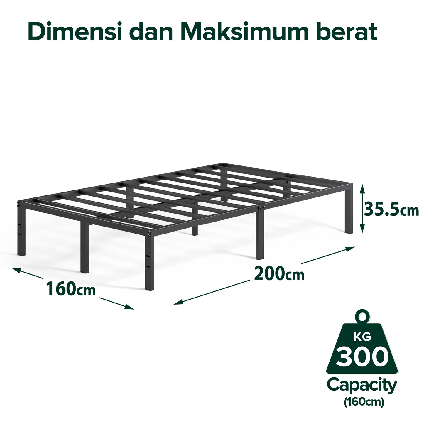 Tempat Tidur Dipan Zinus Yelena