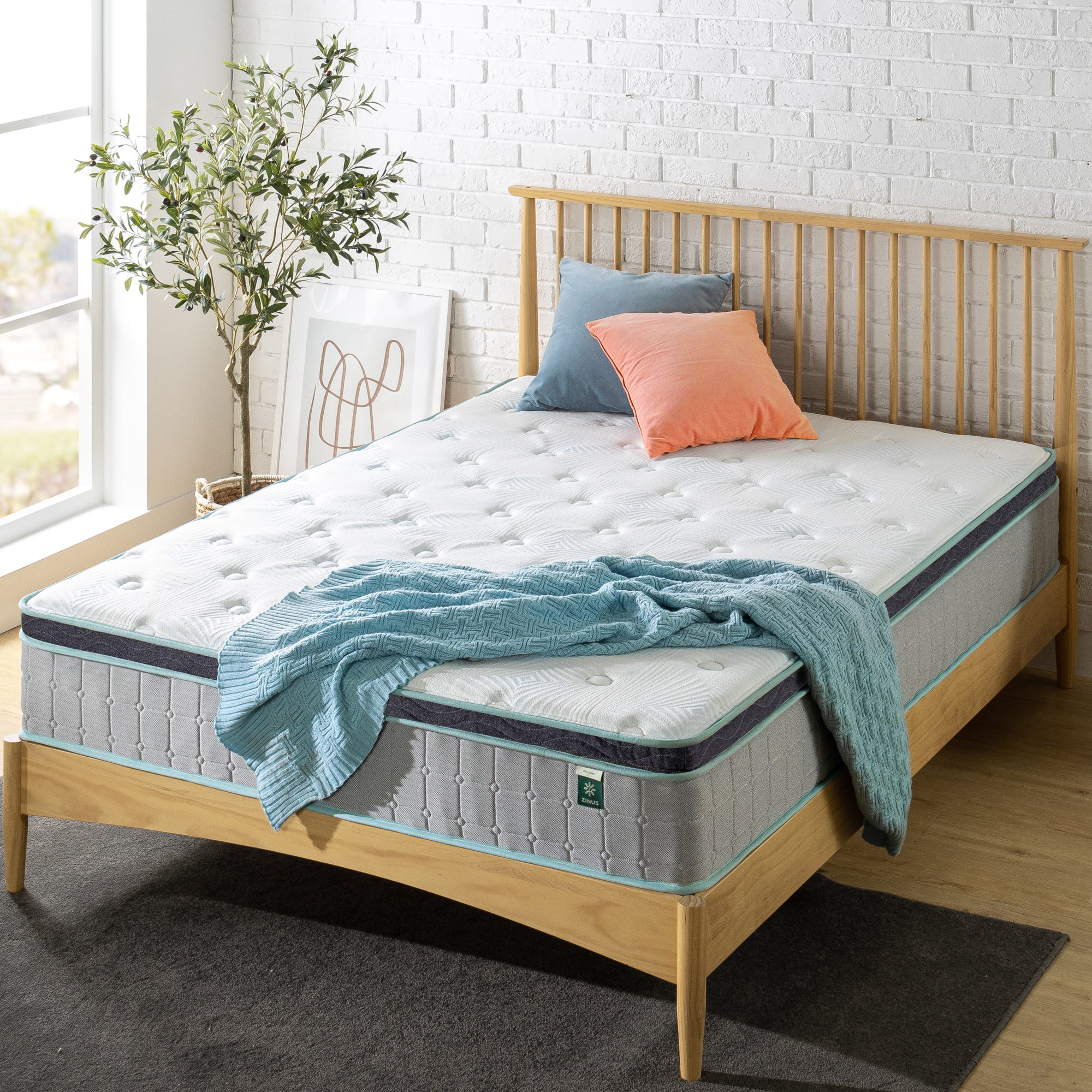 Kasur Spring Bed Zinus Euro Top Plush zinus.co.id