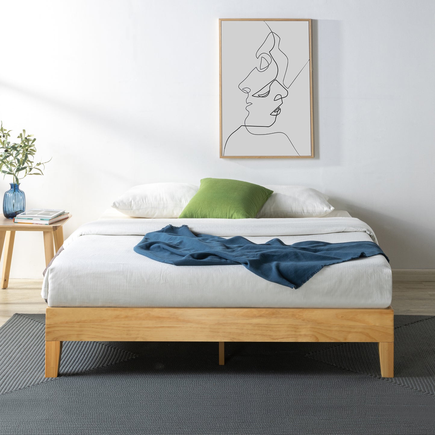 Tempat Tidur Dipan Kayu Zinus Bella