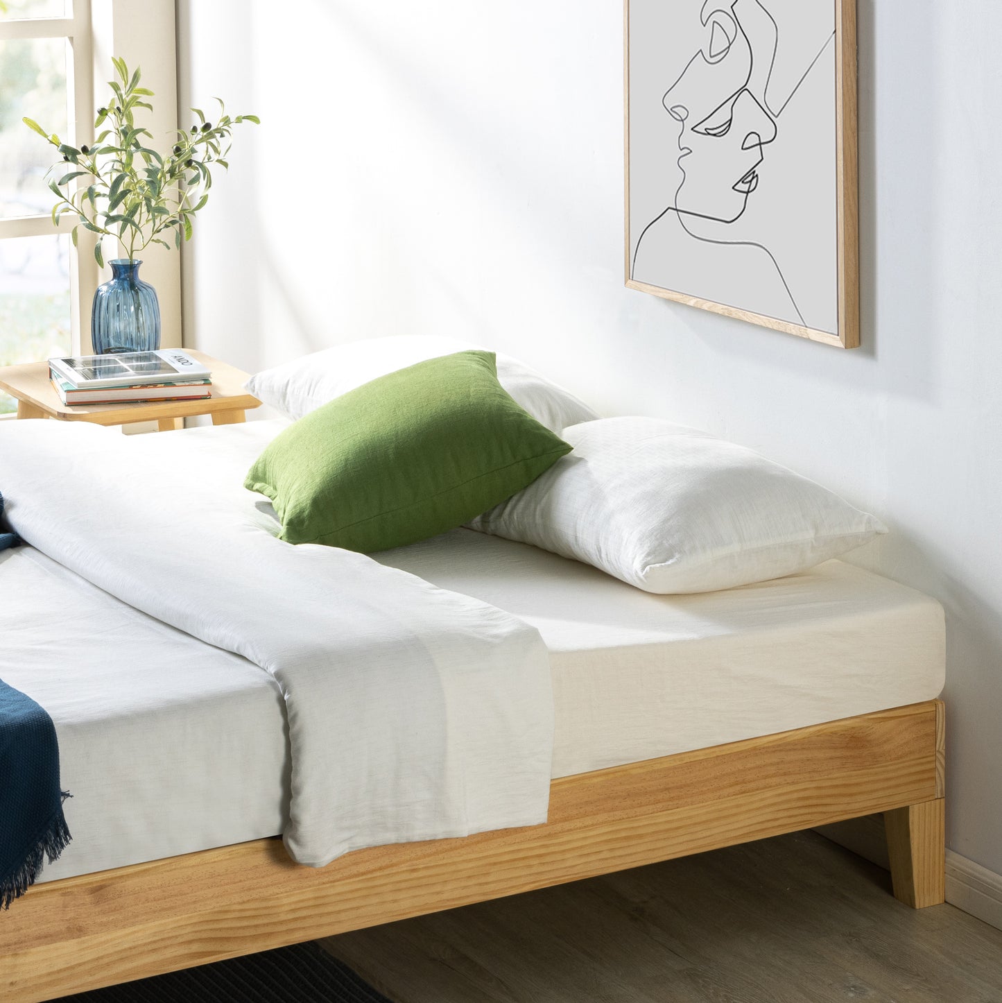Tempat Tidur Dipan Kayu Zinus Bella