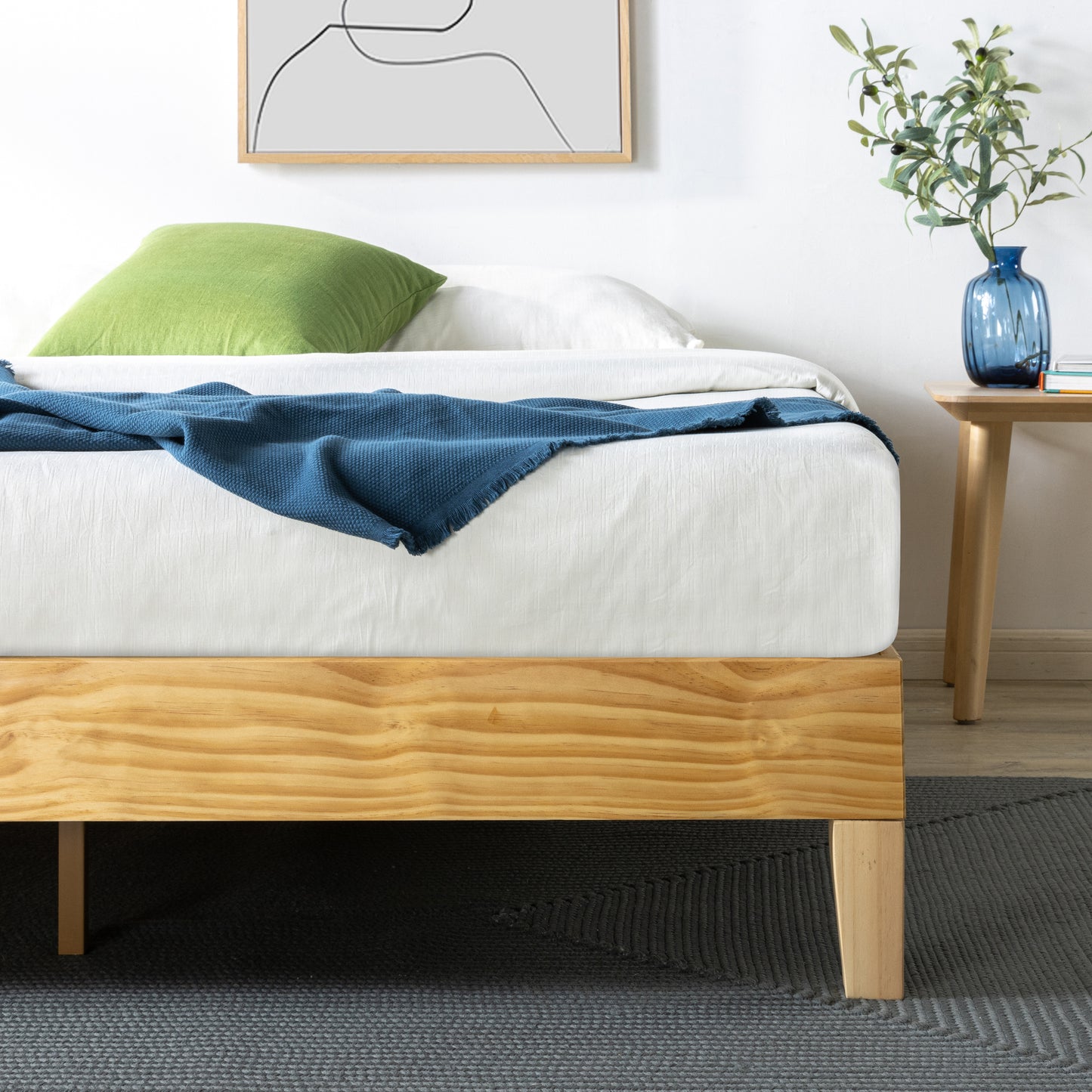 Tempat Tidur Dipan Kayu Zinus Bella