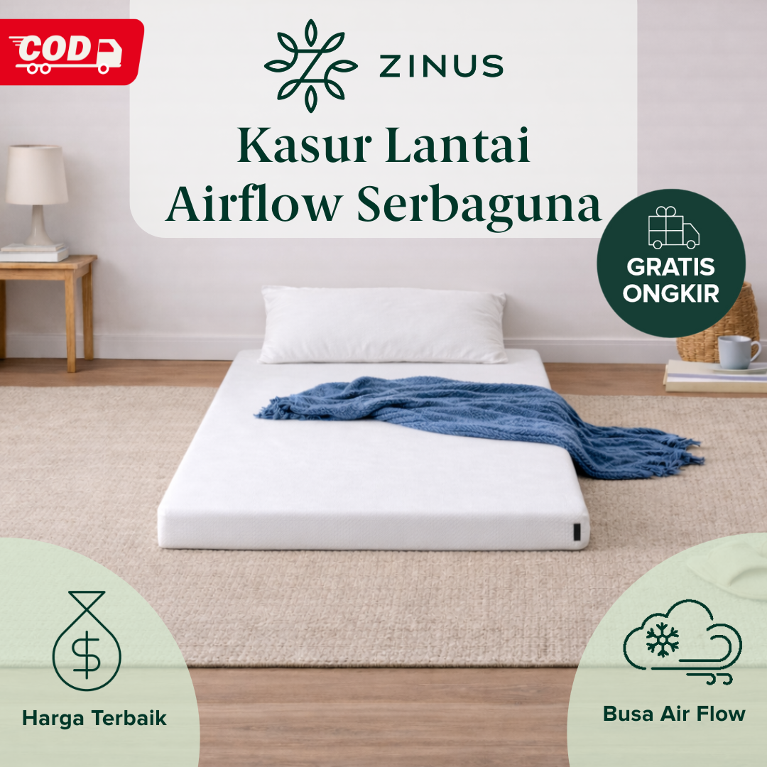 Zinus Kasur Lantai Air Flow Serbaguna